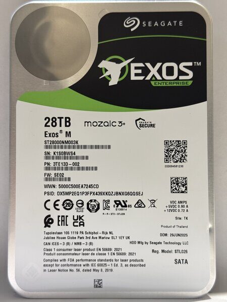 HDD Seagate Exos X28 (ST28000NM003K)