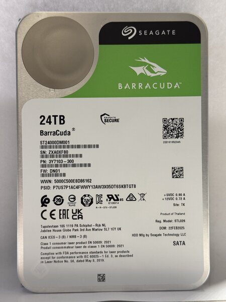 Seagate BarraCuda 24TB